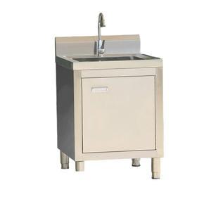 스텐 업소용 간편 씽크대 걸레 204 주방수납 야외개수대 식당용 세면대