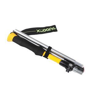 등산스틱 전문가용 접이식 레키 고배율 산행장비 위한 앤티크 경량 러닝을 세트 BLACK