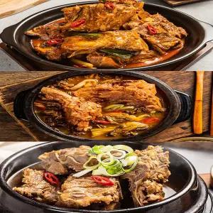 [후레쉬앤푸드]Fresh 간편조리식 한끼식사 혼합세트 (얼큰뼈해장국 1kg+매운국물뼈찜 600g+간장국물뼈찜...