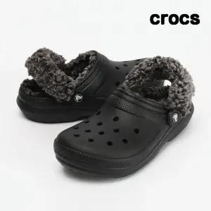 클래식 플리스 라인드 클로그 성인 털슬리퍼 블랙 211396-001