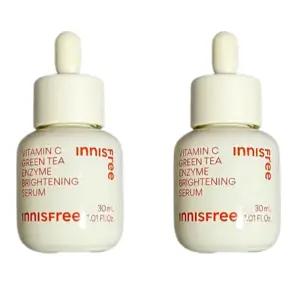이니스프리 비타민C 캡슐 세럼 30ml 2개 비타민 브라이트닝 그린티 엔자임 톤업 (1srr)