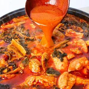 압도적 푸짐한 소곱창전골 1kg 건더기 가득 곱창 시래기 대창 깐양