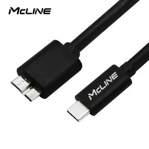 맥라인 USB 3.1 Type C to Micro B 1.8m 외장하드 3.0 케이블 도시바 WD 삼성 LG 시게이트 연결선