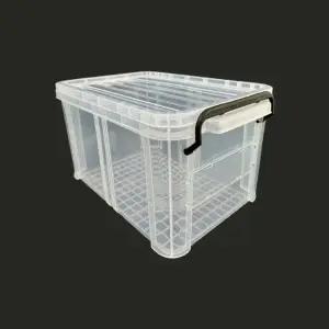 신한리빙 레오박스 190 (19L) (4개입) 수납 정리함 투명박스 리빙박스