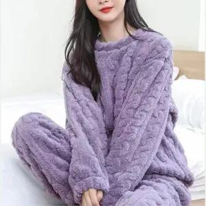 꽈배기 여자 겨울 극세사 잠옷 상하세트 홈웨어 중학생 여중생 데일리