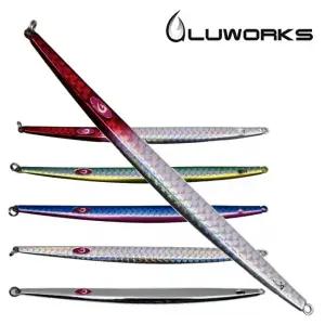 180g 200g 250g 300g 루웍스 LWJ-110 타르가 롱지그 롱 메탈 지그 방어 부시리 대구 지깅 낚시