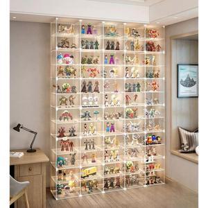 피규어 장식장 블록 선반 [도어패널HD]2기둥8층 층고20 40CM 보관함 디스플레이 릴 진열