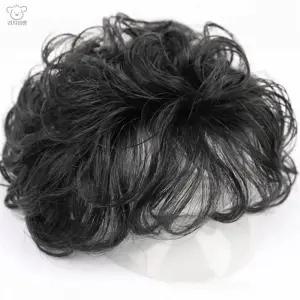 리치점빵 [언니네 가발] 인모 여성 정수리가발 (블랙)