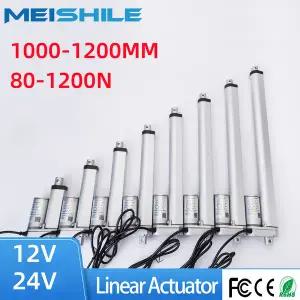 리니어모터 전동실린더 전기  리모컨 선형 액추에이터 DC 12V 24V 1000N 모터 왕복 드라이브 1000mm 1050mm