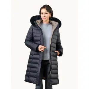 [마담엘레강스] 아바 롱 구스다운 코트 KYV4CT02