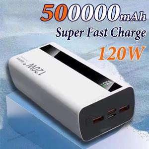 200000mAh 대용량 파워뱅크 120W 초고속 충전 휴대용 외장 배터리 아이폰  용