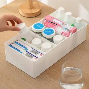 칸칸이 식탁약정리함 비타민정리함 과자보관함 수납함 탈부착 5칸