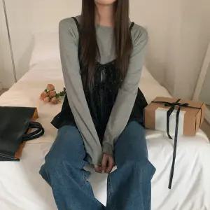 노엘스 플라워 뷔스티에 레이어드 세트