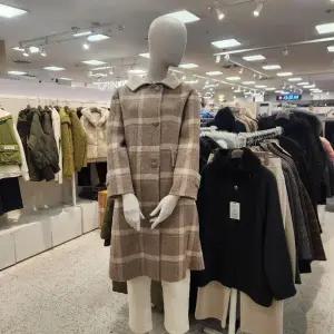 [올리비아로렌] HC05 체크 핸드메이드 후드코트 VOCEA3WA321 (43603638)