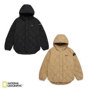 [내셔널지오그래픽] (N244UPD030) 공용 오릭스 퀼팅 후디 자켓