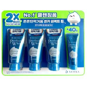 센카 폼클렌징 퍼펙트휩 페이셜 워시 120g X 3개+40g
