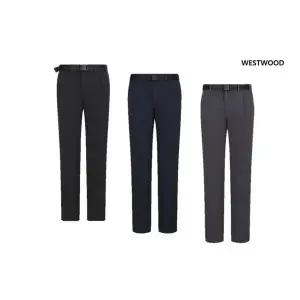 [웨스트우드]남성 겨울 에센셜 따뜻한 기모 본딩 원턱 기본팬츠 WO4MTPL537