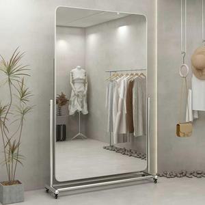 이동식전신거울 바퀴달린 대형 쇼룸 피팅룸 이동식 스텐