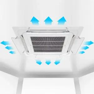 에어컨바람막이 천장형 4way 4개set 시스템에어컨커버/에어컨팬/시스템에어컨/바람막이/에어컨/윈드바이저