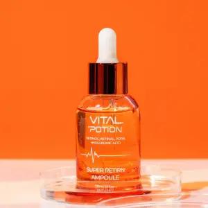 바이탈포션 슈퍼 레티알엔 앰플 33ml 연어 PDRN 콜라겐 갈락토미세스 탄력 리프팅 앰플