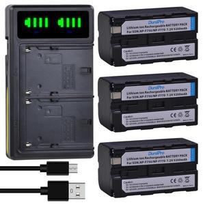 Sony용 배터리 5200mAh NP-F750 NP F550 F