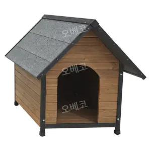 원목강아지집 대형견집 애견하우스 시골개집 야외 방수