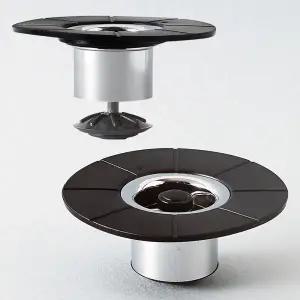 하수구 트랩 욕실 배수구 덮개 베란다 하수도 벌레 냄새차단 원터치 하수구트랩 블랙 그레이 아이보리