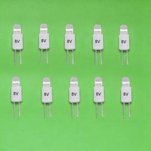 Tecolampe 10 새로운 AC8V LED 바이핀 램프는 Marantz Sansui Pioneer Sony 및 많은 빈티지 Hi-Fi 스테레오