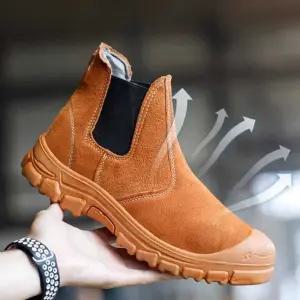 끊 안전화 건설 경량 부츠 건설현장 여름 현장 공사장