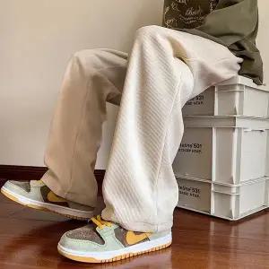 남성 기모 바지 와이드 밴딩 골덴 남성 코듀로이 바지 겨울