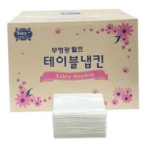 무형광 종이 냅킨 일회용 업소용 식당용 무형광 테이블 냅킨 다용도 티슈