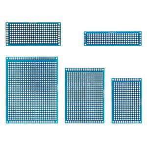 PCB 프로토타입 보드 양면 회로 기판  DIY 범용 프린팅 만능기판 전자 키트  2x8  3x7  4x6  7x9cm  6 개