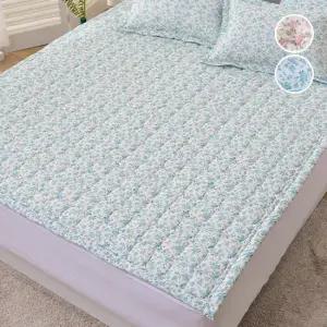 부드러운 마이크로 모달 사계절 침대 카페트 겸 누빔 이불 패드 슈퍼싱글 SS