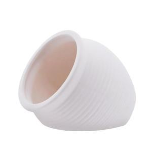 안루이 도자기 항아리 수족관 장식 어항 은신처 동굴 귀여운 냄비 액세서리 시클리드 작은 물고기 숨겨진 품종 서식지를 위한 새우 흰색