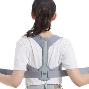 어깨와 등 자세 교정 서포트 밴드 체형 교정용 목 자세 안정 스트랩