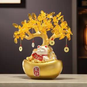 황금돈나무 장 개업 황금 사무실 돈나무 두꺼비 재물운 선물