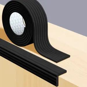 OYKSHDF 프로텍션 모서리 보호대 2pcs 78.7in /200cm 가구 안전 범퍼 가드 패딩 부드러운 NBR 고무 폼 접착