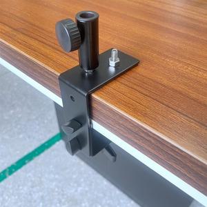 마이크 암 스탠드 홀더 용 신뢰할 수있는 고강도 데스크 테이블 마운트 클램프 1/4 어댑터 책상 브래킷