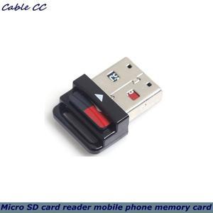 휴대용 USB 2.0 마이크로 SDXC SD TF 카드 리더기 어댑터 MicroSD 최대 32GB 메모리