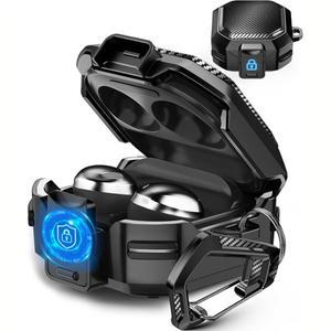 [호환품]삼성 호환 Galaxy Buds 2 Pro 버즈 FE 탄소 섬유 충전 박스 커버 용 스위치 잠금 이어폰 케이스 삼