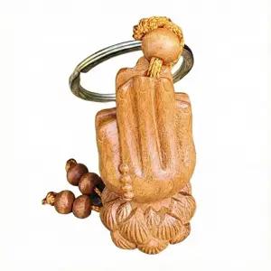 연꽃 합장 액막이키링 행운 열쇠고리 수험생 수능기도 복숭아나무 신년부적