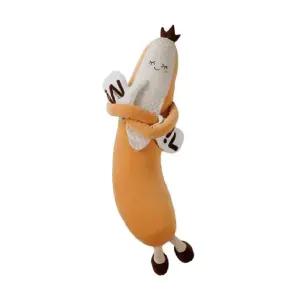 토닥 성인 포근한 애착 대형 온열 인형 베개 바나나