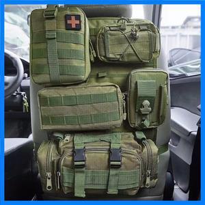 전술 카시트 백 주최자 전술 차량 패널 주최자(5개 분리형 몰리 파우치 포함) 범용은 대부분의 차량에 적합