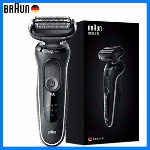 브라운 1000S 전기 면도기 시리즈 5 S5 충전식 전기 면도기 유연한 블레이드 3 개 방수 습식 건식 이지클린