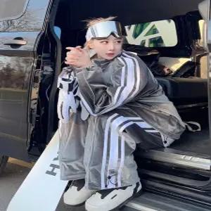 벨벳 보드복 스키복 야외 두꺼운 일체형 빅사이즈 방한복 팬츠 스노우보드 스키의상