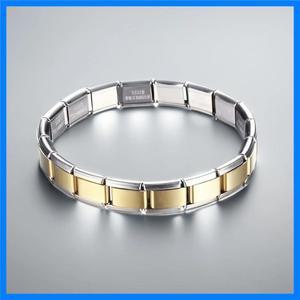 9mm 너비 실버 골드 컬러 여성을위한 이탈리아어 매력 링크 남성 체인 스테인레스 스틸 팔찌 손에 DIY 만들
