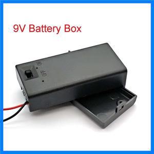 와이어 리드 ON/OFF 스위치 커버 케이스가 포함된 9V 배터리 홀더 박스 케이스