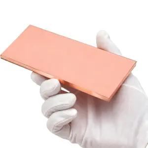 1개 99.9 구리 플랫 바 4.7 x 2 0.2 C110 6 게이지 ( 120mm 50mm 5mm ) 필름 부착 스크래치 없음 구리판