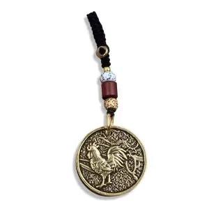 선물용가방고리 액막이 띠별 깔끔한 섬세한 동물키링 닭 (WFJ6ZAH)