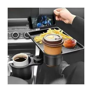 차량용 2인 트레이 선반 다기능 테이블 인기 추천템 컵홀더